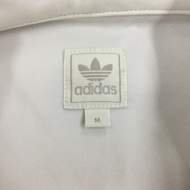アディダス adidas ジャケット、上着 ジャケット、ブレザー スポーツウェア ジャージ 半袖ジャケット 古着 M ロゴ、文字 白 / ホワイト / X 青 / ブルー / X 橙 / オレンジ /  メンズ USED 古着 中古 10109350