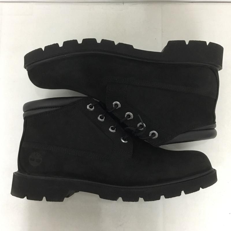 ティンバーランド Timberland ブーツ ショートブーツ A1698 BASIC CHUKKA A1P3J レースアップ 27cm 27.0cm ワンポイント 黒 / ブラック /  メンズ USED 古着 中古 10143919