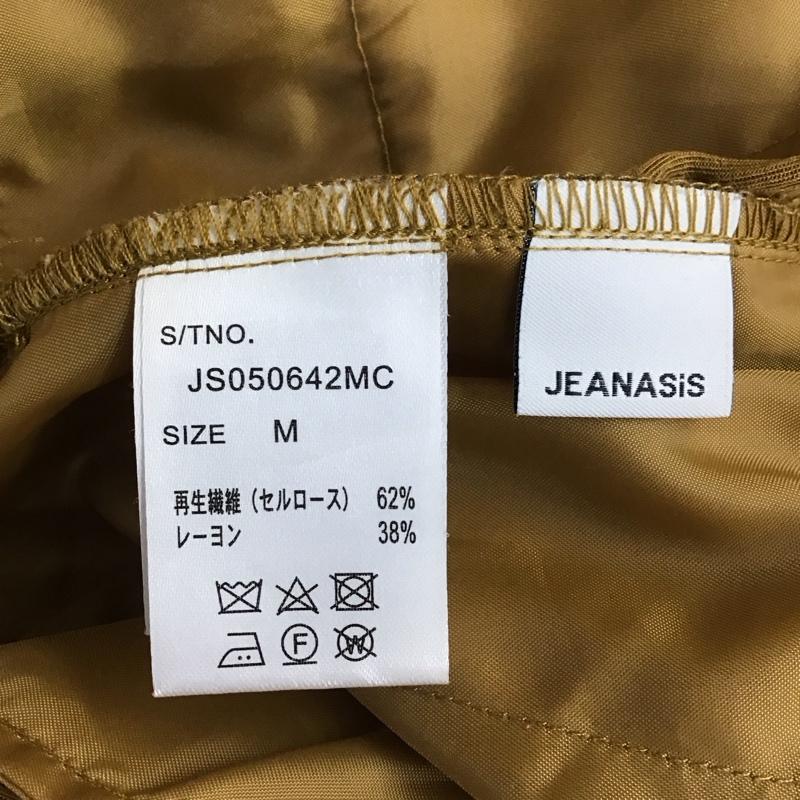 ジーナシス JEANASIS ボトムス ボトムス JS050642MC バックスリットフレアパンツ M 無地 マスタード / マスタード /  レディース USED 古着 中古 10116507