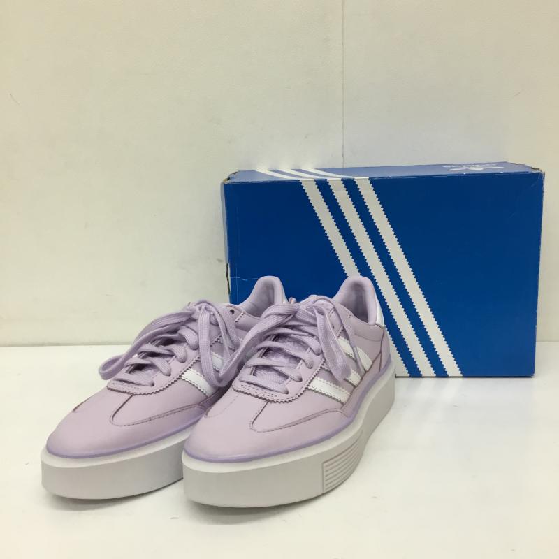 アディダス adidas スニーカー スニーカー FU6838 SLEEK SUPER 23.5cm ロゴ、文字 紫 / パープル /  レディース USED 古着 中古 10133786