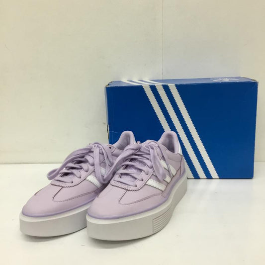 アディダス adidas スニーカー スニーカー FU6838 SLEEK SUPER 23.5cm ロゴ、文字 紫 / パープル /  レディース USED 古着 中古 10133786