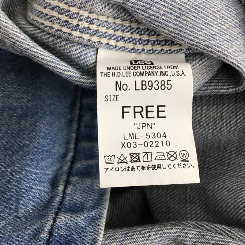 リー Lee ベスト ベスト FREE 無地 水色 / ライトブルー /  レディース USED 古着 中古 10150457