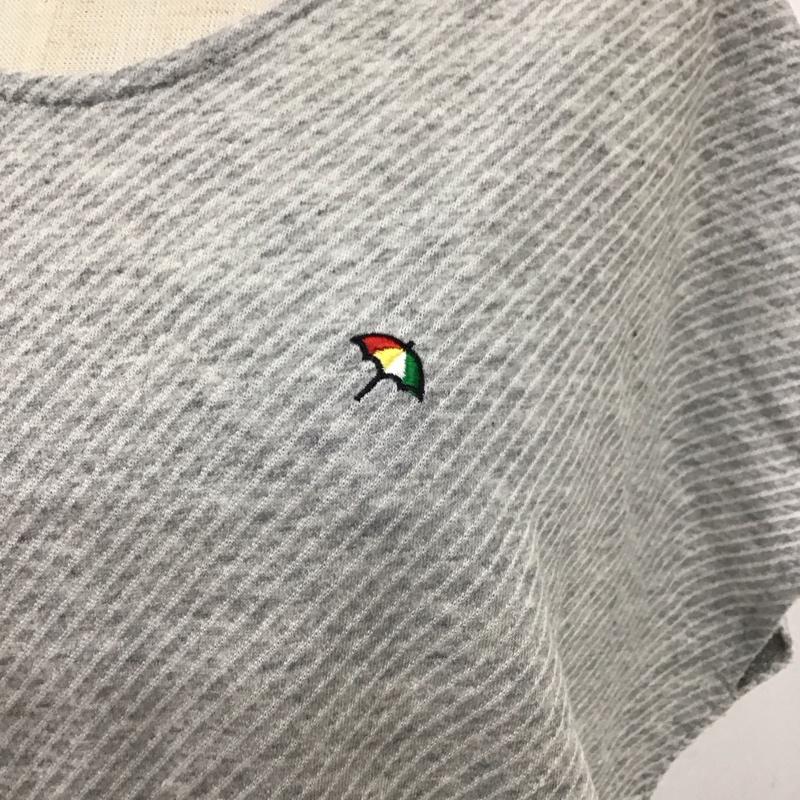 アーノルドパーマー Arnold Palmer ワンピース ロングスカート 7016216040-95 カサ フレンチスリーブ 3 ワンポイント 灰 / グレー /  レディース USED 古着 中古 10115317