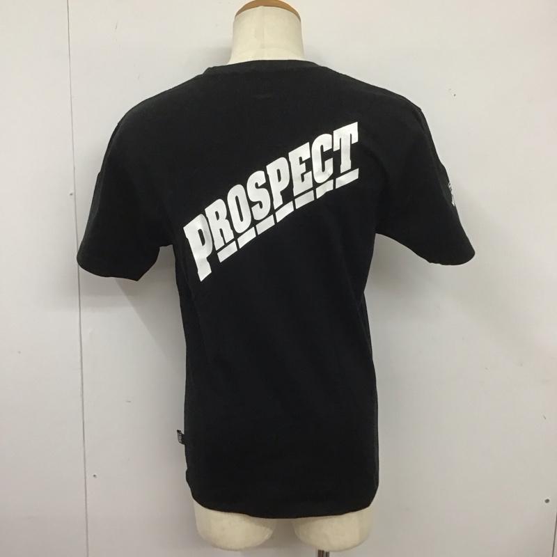 プロスペクト PROSPECT Tシャツ 半袖 半袖カットソー プリントTシャツ クルーネックカットソー S ロゴ、文字 黒 / ブラック /  メンズ USED 古着 中古 10126667