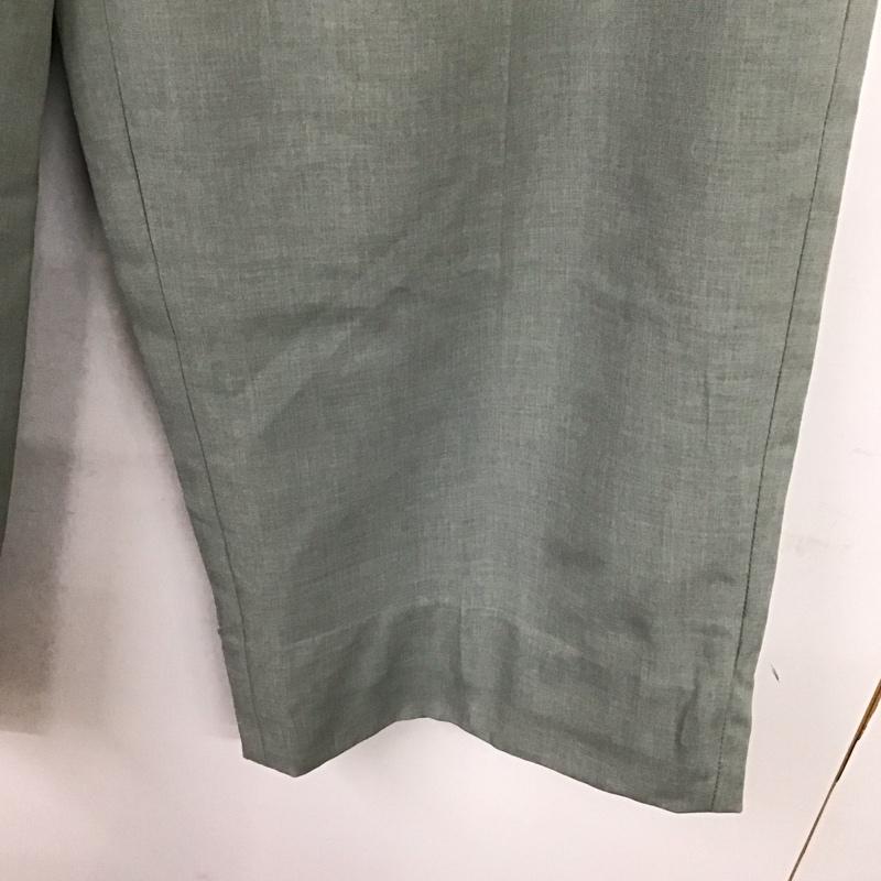 ローリーズファーム LOWRYS FARM パンツ スラックス スラックスパンツ ワイドパンツ センタータックパンツ M 無地 カーキ / カーキ /  レディース USED 古着 中古 10136745