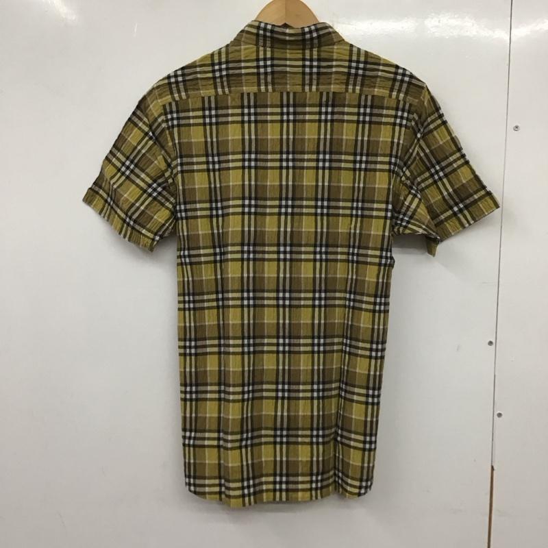 バーバリーロンドン Burberry London シャツ、ブラウス 半袖 半袖シャツ チェックシャツ カラーシャツ L チェック マルチカラー / マルチカラー /  メンズ USED 古着 中古 10139833