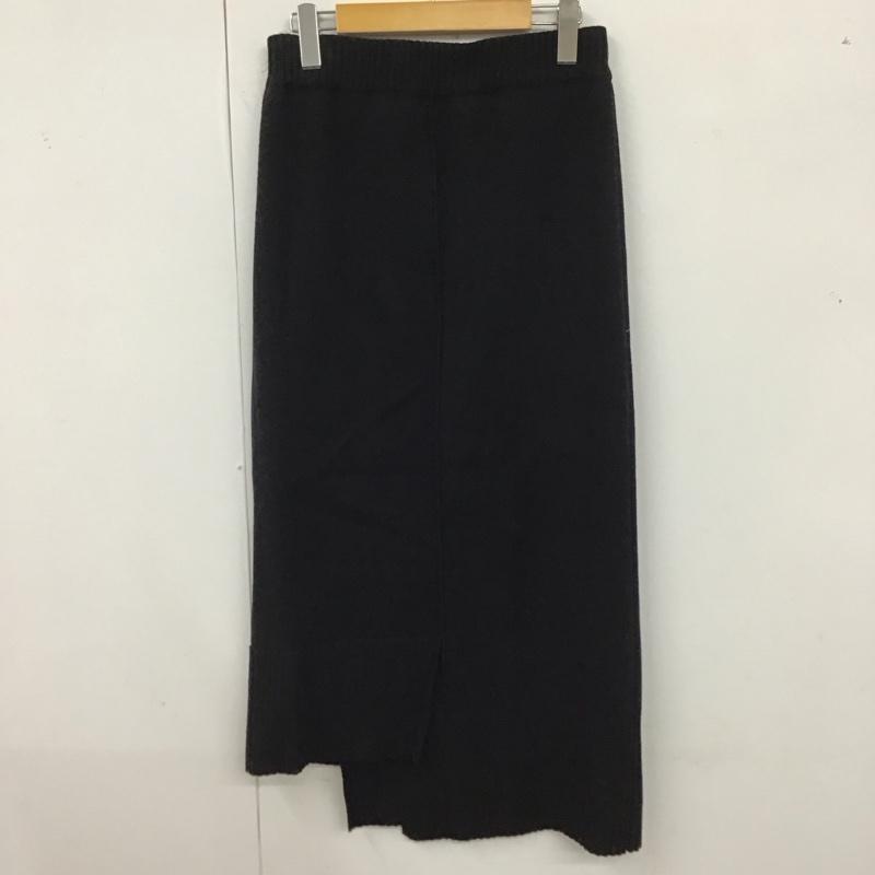 スライ SLY スカート ロングスカート 030eaa71-1460 STEPHEMLONGスカート タイトスカート ストレッチスカート 2 無地 黒 / ブラック /  レディース USED 古着 中古 10122833
