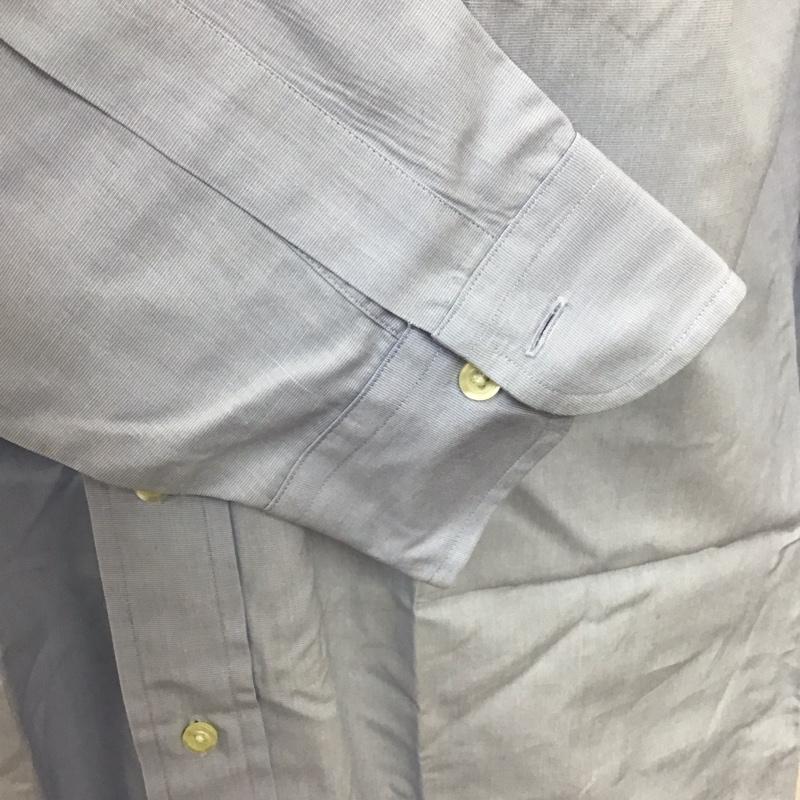 ブルックスブラザーズ BROOKS BROTHERS シャツ、ブラウス 長袖 スリムフィット 無地 水色 / ライトブルー /  メンズ USED 古着 中古 10111566