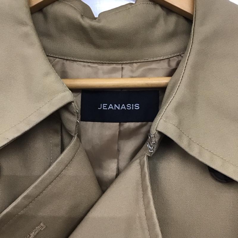 ジーナシス JEANASIS ジャケット、上着 ジャンパー、ブルゾン トレンチコート アウター ロングコートジャケット FREE 無地 ベージュ / ベージュ /  レディース USED 古着 中古 10138300