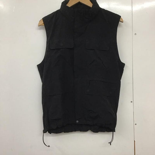 ザノースフェイス THE NORTH FACE ベスト ベスト np21306 ナイロンベスト ジップアップベスト アウター M ロゴ、文字 黒 / ブラック /  メンズ USED 古着 中古 10142875