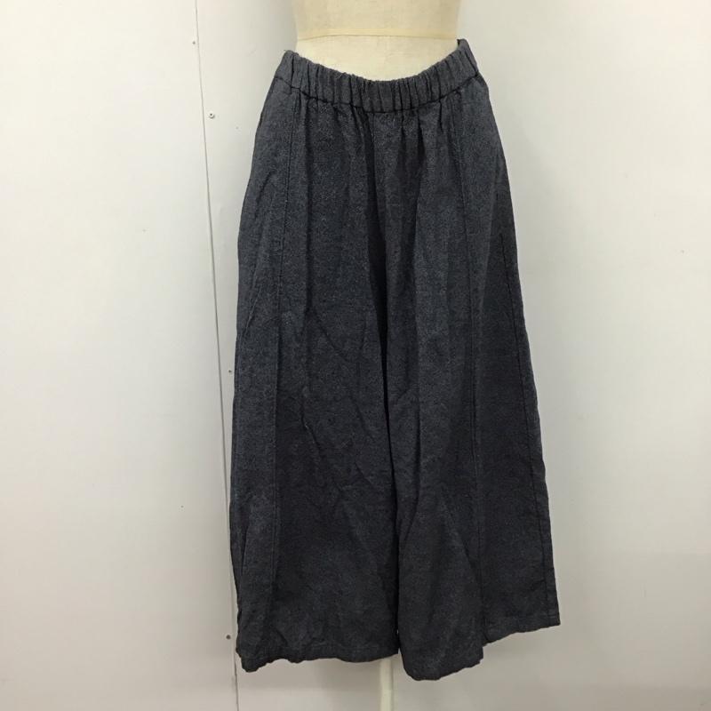 スタディオクリップ studio CLIP ボトムス ボトムス ワイドパンツ M 無地 青 / ブルー /  レディース USED 古着 中古 10121715