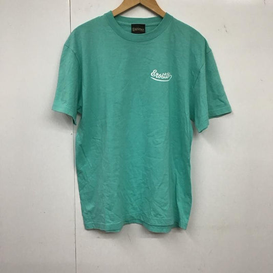 エロスティカ EROSTiKA Tシャツ 半袖 半袖カットソー プリントTシャツ クルーネックカットソー XL プリント 緑 / グリーン /  メンズ USED 古着 中古 10134632