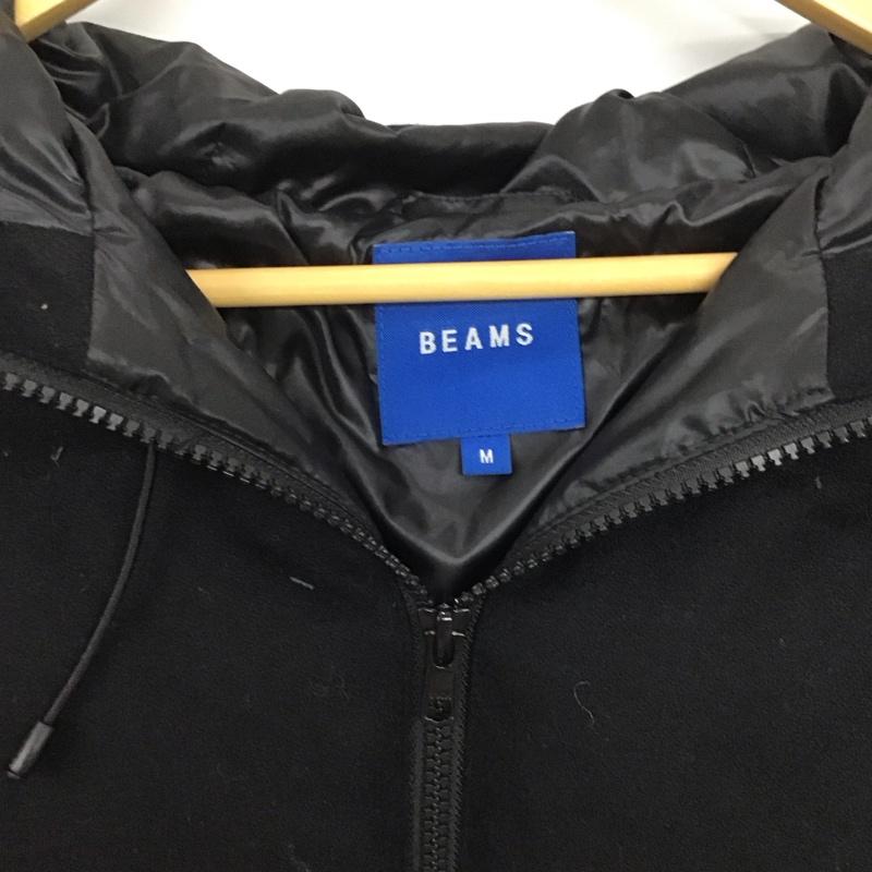 ビームス BEAMS ジャケット、上着 ジャンパー、ブルゾン ジップアップジャケット パーカージャケット アウター M 無地 黒 / ブラック /  メンズ USED 古着 中古 10140705