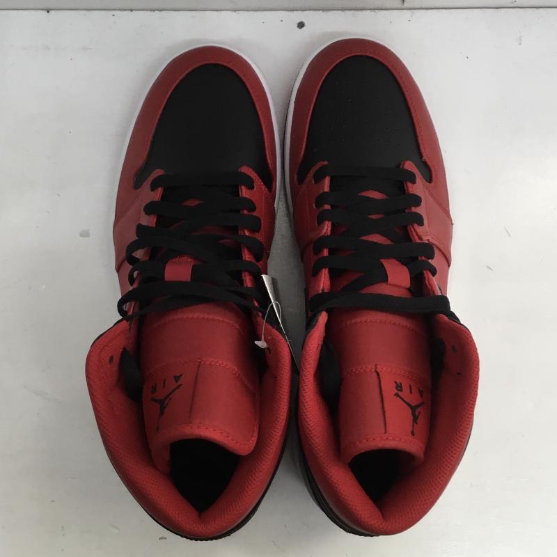 ナイキ NIKE スニーカー スニーカー NIKE AIR JORDAN1 MID 554724-660 28.0cm ロゴ、文字 赤 / レッド / X 黒 / ブラック /  メンズ USED 古着 中古 10128715