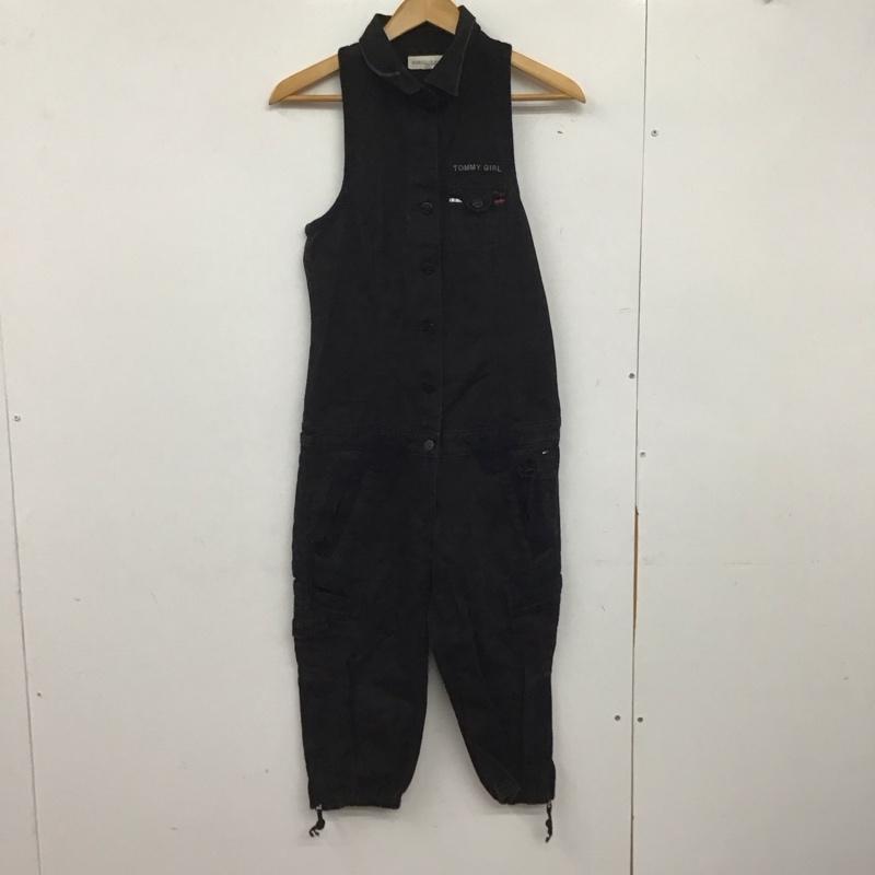 トミーガール tommy girl ワンピース・ドレス・オールインワン ワンピース・ドレス・オールインワン オールインワン ノースリーブ S ロゴ、文字 黒 / ブラック /  レディース USED 古着 中古 10146494