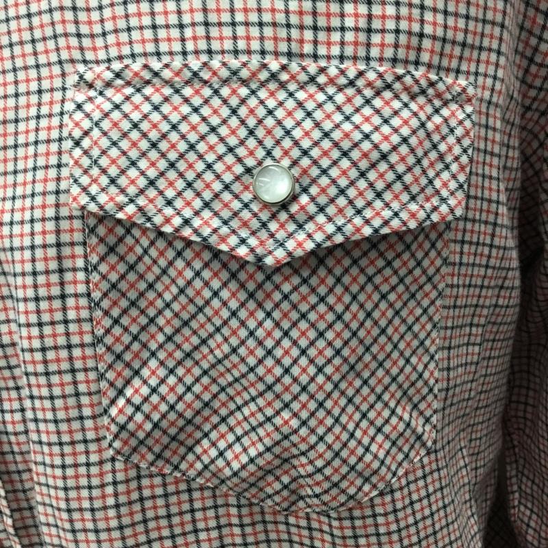 メゾンキツネ MAISON KITSUNE シャツ、ブラウス 長袖 長袖シャツ カラーシャツ ポケットシャツ 長袖カットソー チェックシャツ S チェック マルチカラー / マルチカラー /  メンズ USED 古着 中古 10117577