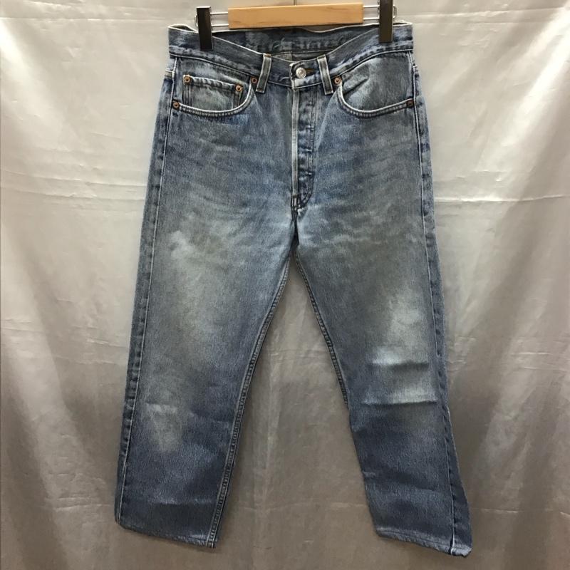 リーバイス Levi s パンツ デニム、ジーンズ デニムパンツ ストレートパンツ スリムパンツ カジュアルパンツ 無地 インディゴ / インディゴ /  メンズ USED 古着 中古 10116296