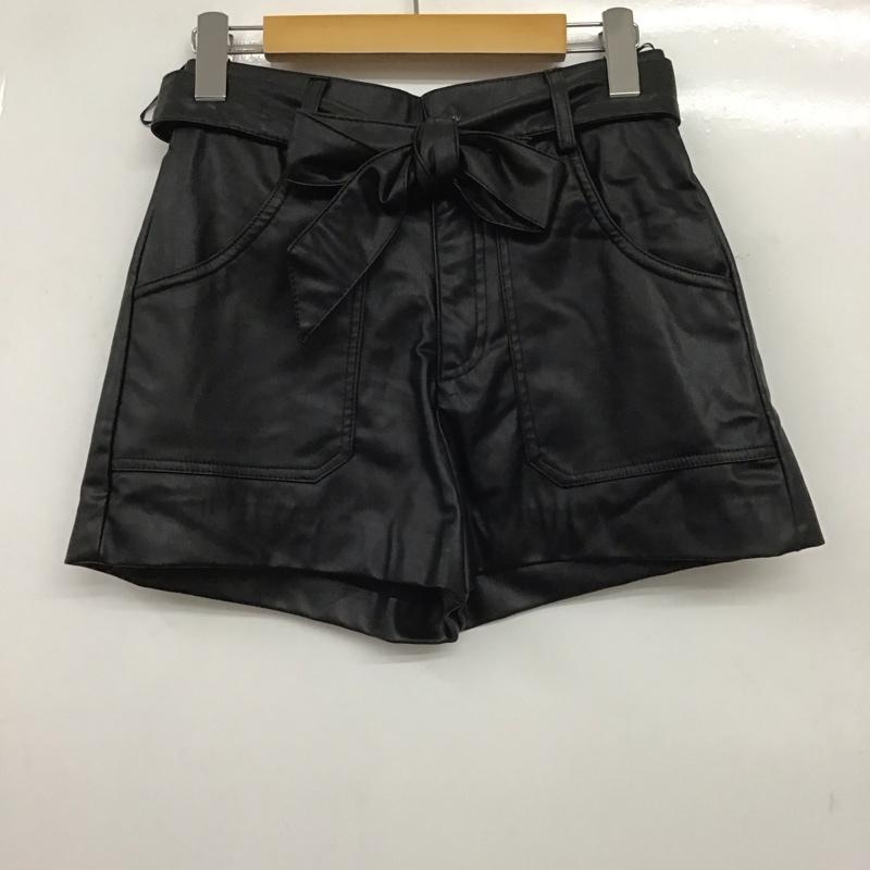 ザラ ZARA パンツ ショートパンツ XS 無地 黒 / ブラック /  レディース USED 古着 中古 10148619