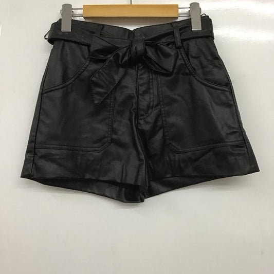 ザラ ZARA パンツ ショートパンツ XS 無地 黒 / ブラック /  レディース USED 古着 中古 10148619