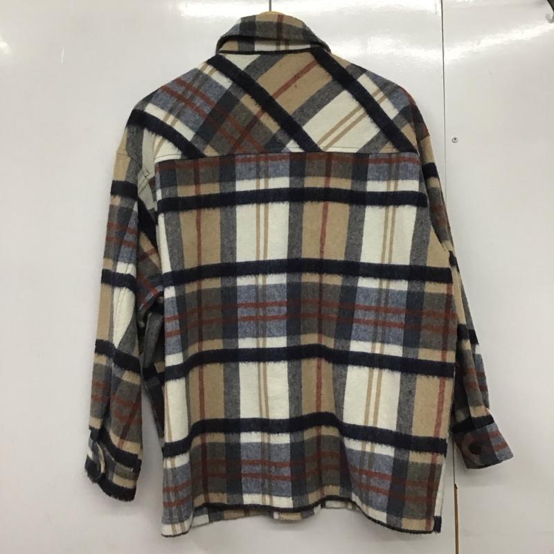 ザラ ZARA シャツ、ブラウス 長袖 M チェック マルチカラー / マルチカラー /  レディース USED 古着 中古 10142741