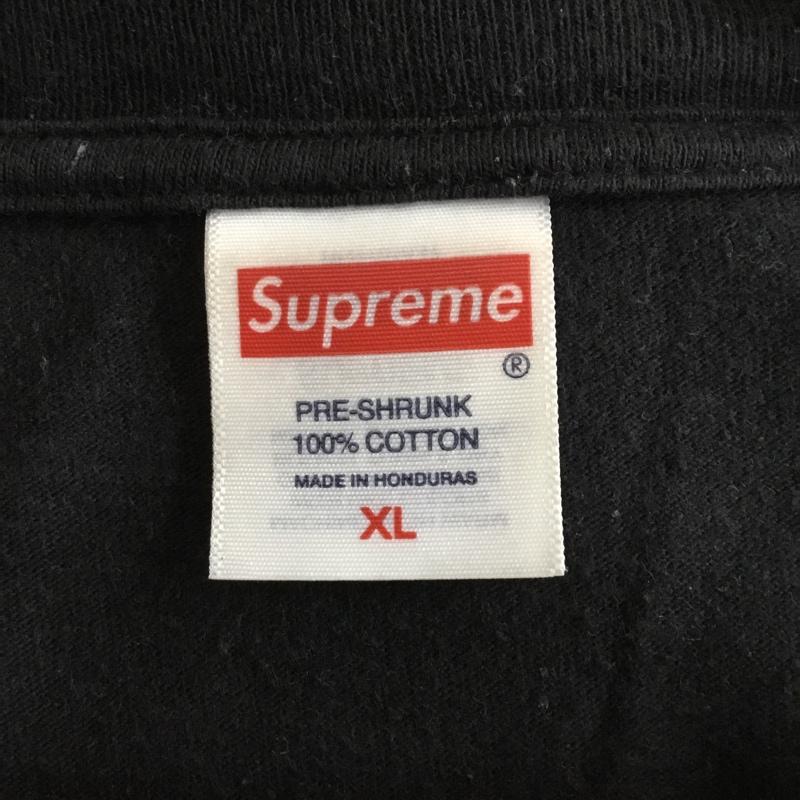 シュプリーム Supreme Tシャツ 半袖 24ss 半袖カットソー プリントTシャツ クルーネックカットソー XL ロゴ、文字 黒 / ブラック /  メンズ USED 古着 中古 10150879