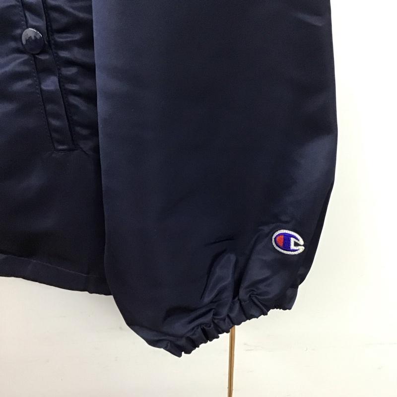 チャンピオン Campion ジャケット、上着 ジャンパー、ブルゾン L 無地 紺 / ネイビー /  レディース USED 古着 中古 10143031