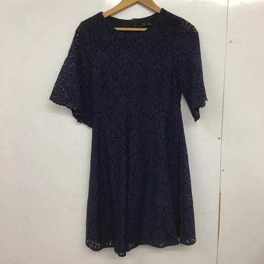 ザラ ZARA ワンピース ミニスカート XS 無地 紺 / ネイビー /  レディース USED 古着 中古 10148431