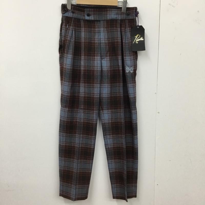 ニードルス Needles パンツ スラックス スラックス ストレートパンツ スリムパンツ チェックパンツ XS チェック マルチカラー / マルチカラー /  メンズ USED 古着 中古 10121088