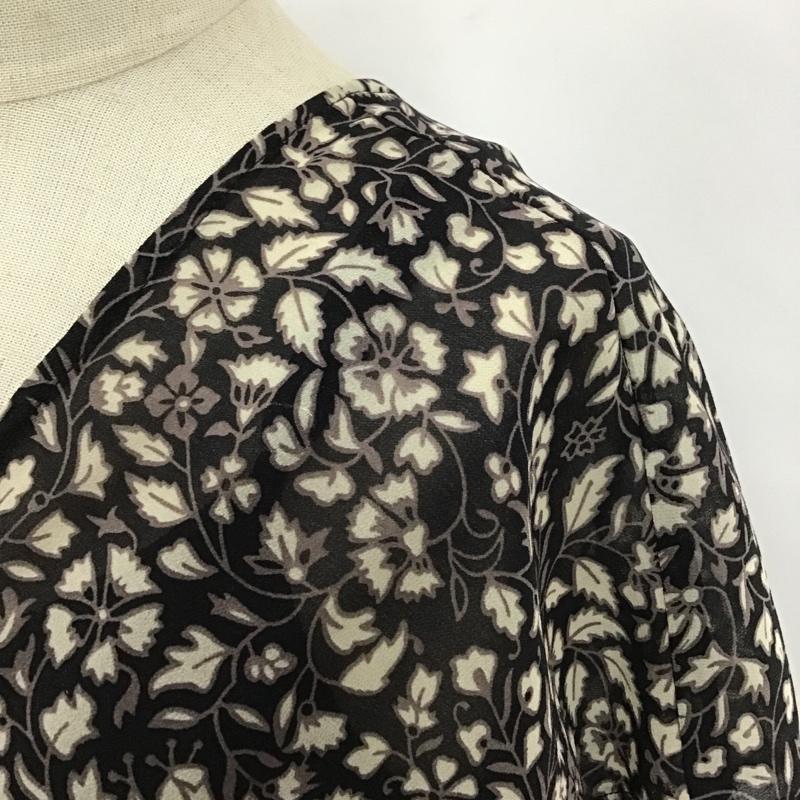 フリークスストア FREAK S STORE ワンピース ロングスカート 192-31122 ジョーゼット花柄ノースリーブワンピース ロングワンピース フレアスカート FREE 総柄 白 / ホワイト / X 黒 / ブラック /  レディース USED 古着 中古 10105942