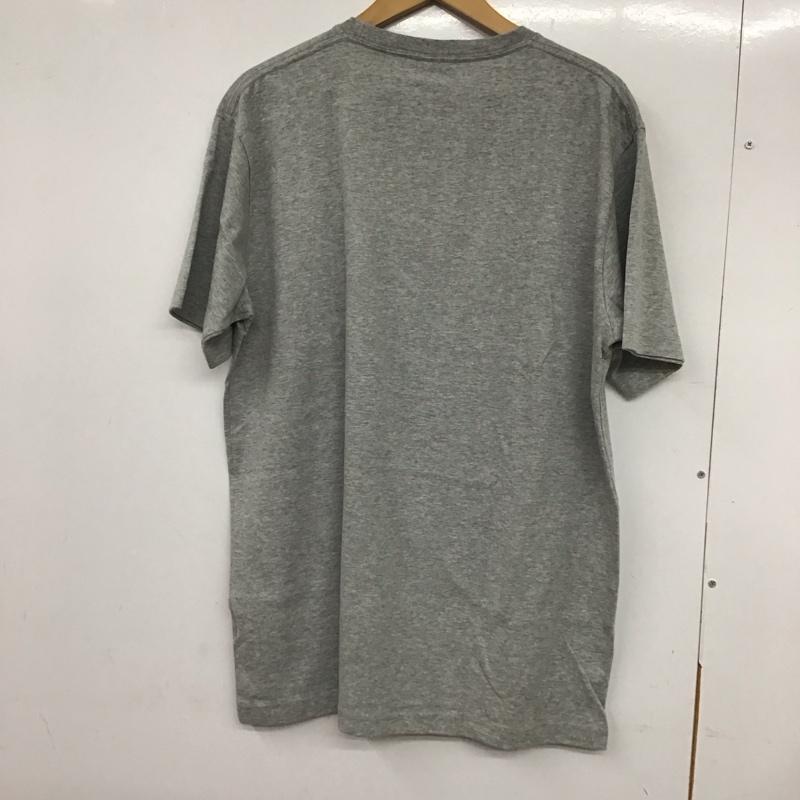 ヘリーハンセン HELLY HANSEN Tシャツ 半袖 hez62006 半袖カットソー プリントTシャツ クルーネックカットソー XL ロゴ、文字 灰 / グレー /  メンズ USED 古着 中古 10132386