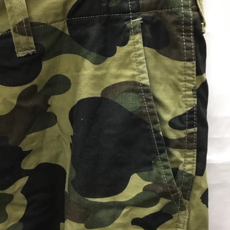 アベイシングエイプ A BATHING APE パンツ ワークパンツ、ペインターパンツ ミリタリーパンツ ワイドパンツ ストレートパンツ カジュアルパンツ M カモフラージュ柄・迷彩 マルチカラー / マルチカラー /  メンズ USED 古着 中古 10111290