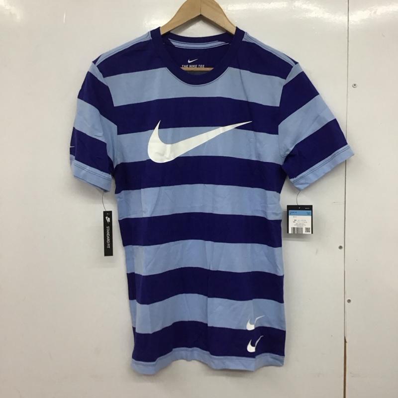 ナイキ NIKE Tシャツ 半袖 cq5197-436 半袖カットソー プリントTシャツ M ロゴ、文字 青 / ブルー / X 水色 / ライトブルー /  メンズ USED 古着 中古 10146720