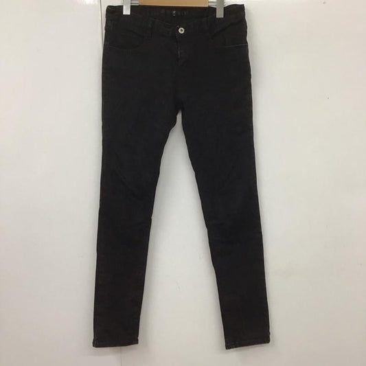 ノーアイディ NO ID. パンツ デニム、ジーンズ 436070-370p Cストレッチスキニーパンツ デニムパンツ ジーンズ スリムパンツ 3 無地 黒 / ブラック /  メンズ USED 古着 中古 10106549