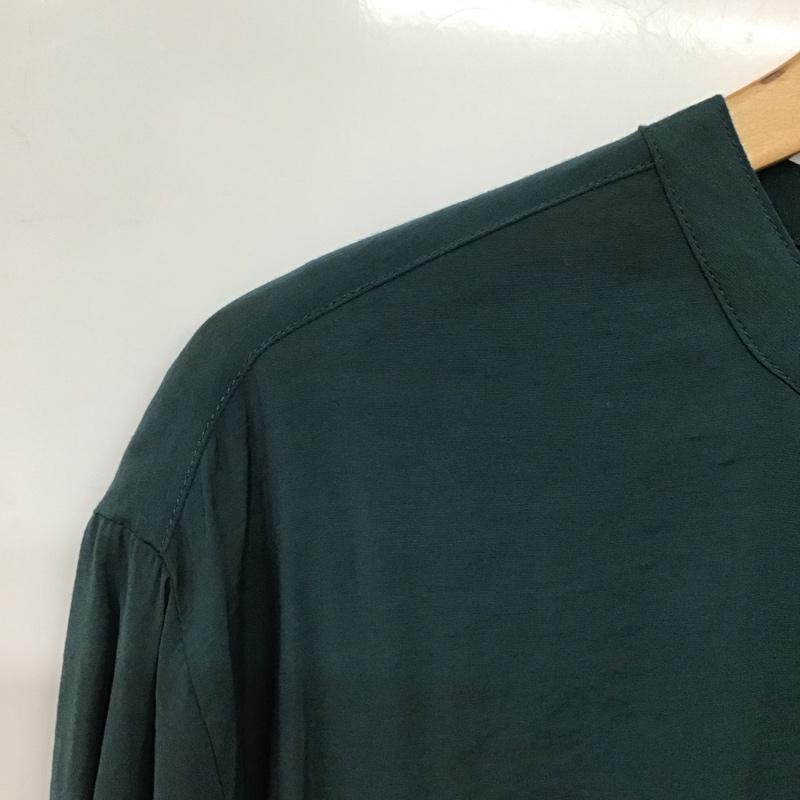 レプシィム LEPSIM シャツ、ブラウス 長袖 FREE 無地 緑 / グリーン /  レディース USED 古着 中古 10141247