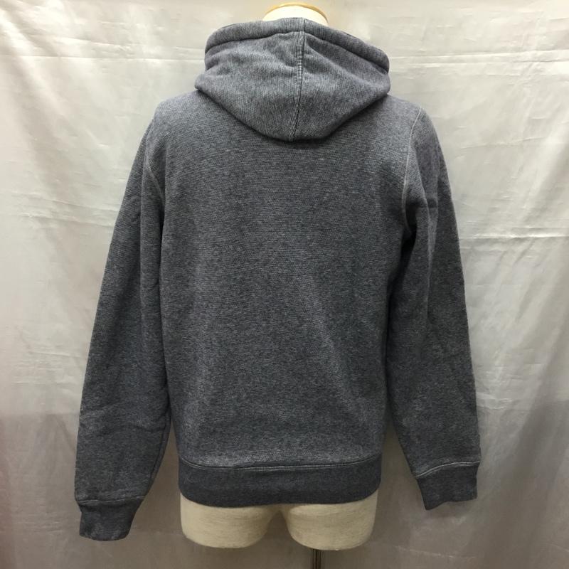 ラコステ LACOSTE パーカー 長袖 SH2584 フルジップ 裏起毛 フーディー 3 ワンポイント 紺 / ネイビー /  メンズ USED 古着 中古 10121268