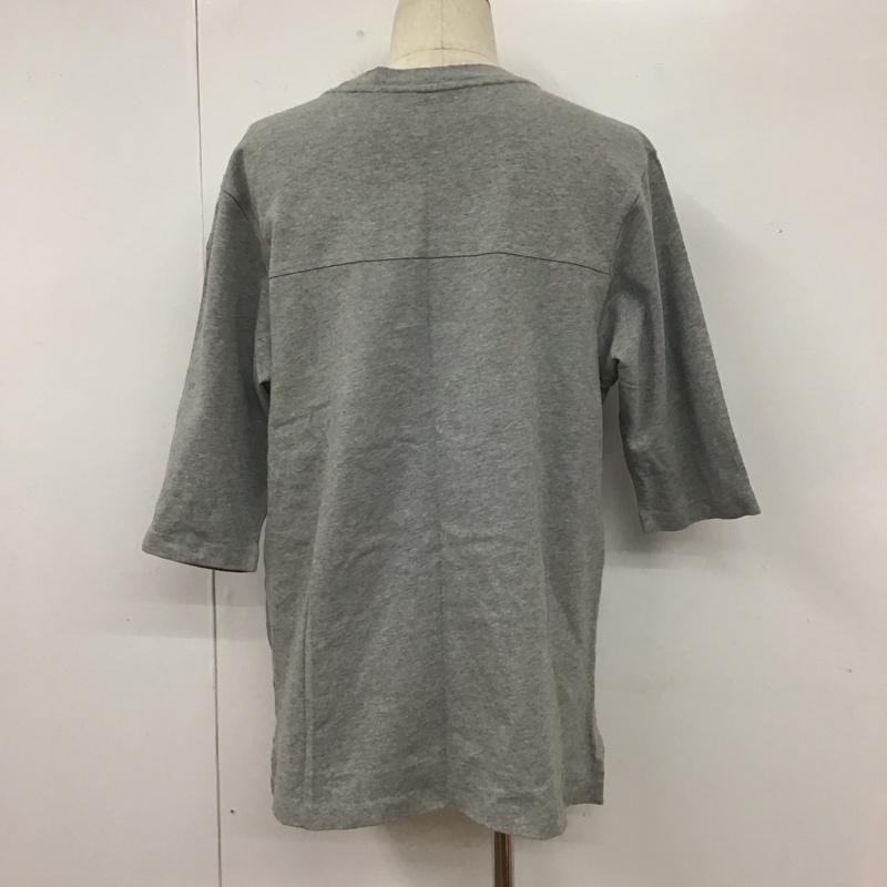ナイキ NIKE Tシャツ 七分袖 M ロゴ、文字 灰 / グレー /  メンズ USED 古着 中古 10107991