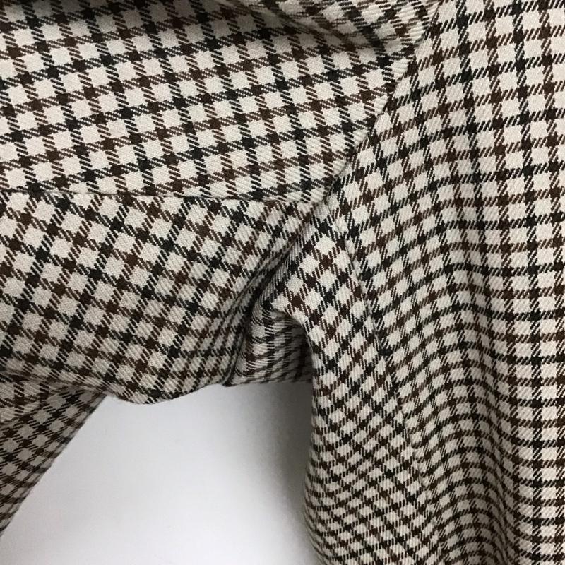 シンプリシテェ Simplicite ボトムス ボトムス FREE チェック 茶 / ブラウン /  レディース USED 古着 中古 10146292