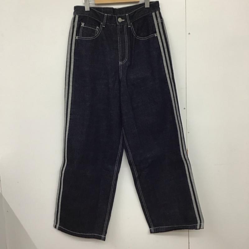 アディダスオリジナルス adidas originals パンツ デニム、ジーンズ ks6916 90sオルタナティブスポーツワイドレッグスケータージーンズ 31インチ ロゴ、文字 インディゴ / インディゴ /  メンズ USED 古着 中古 10150690