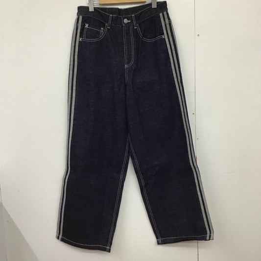 アディダスオリジナルス adidas originals パンツ デニム、ジーンズ ks6916 90sオルタナティブスポーツワイドレッグスケータージーンズ 31インチ ロゴ、文字 インディゴ / インディゴ /  メンズ USED 古着 中古 10150690