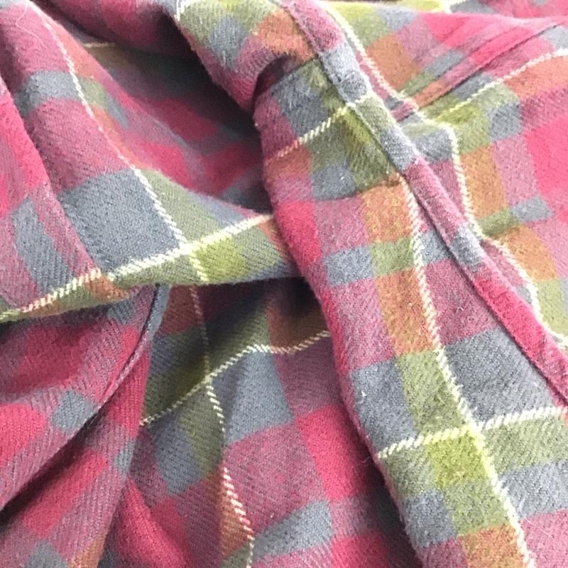 ラングラー Wrangler シャツ、ブラウス 長袖 長袖シャツ チェックシャツ カラーシャツ M チェック マルチカラー / マルチカラー /  メンズ USED 古着 中古 10133229