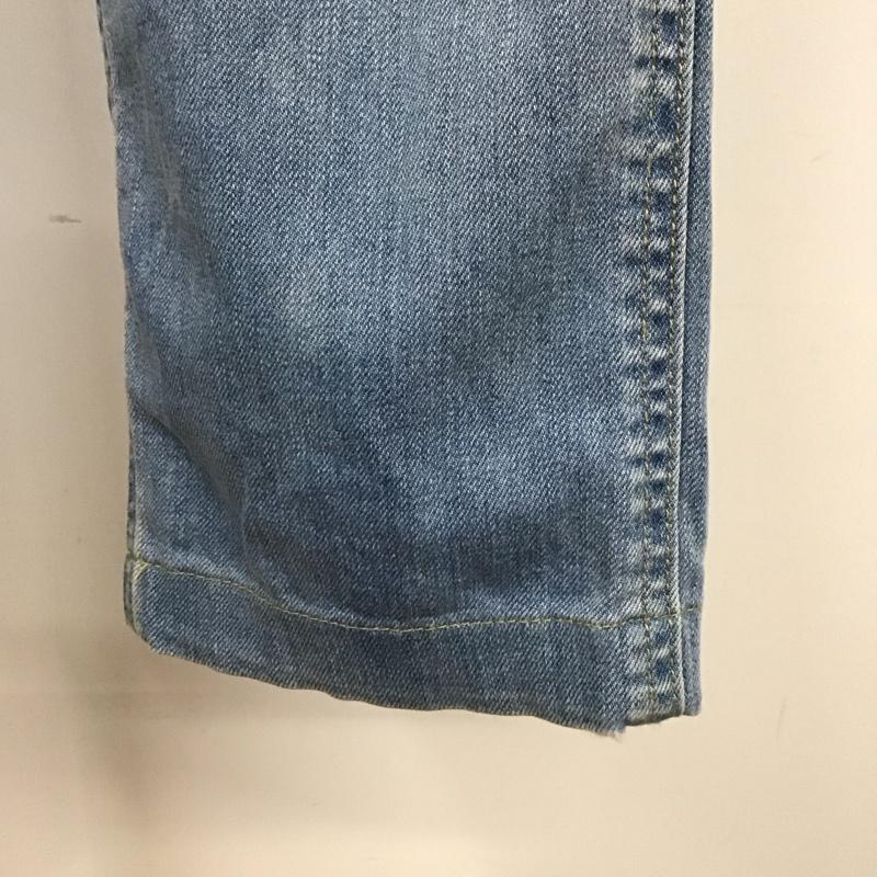 グラミチ GRAMICCI パンツ デニム、ジーンズ GMP-15S011 DENIM NARROW PANTS S ロゴ、文字 水色 / ライトブルー /  メンズ USED 古着 中古 10119160