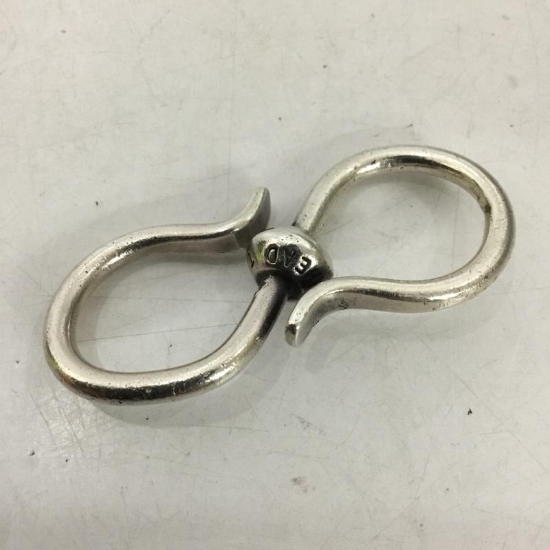 フラットヘッド The Flat Head キーホルダー キーホルダー エイトフック キーリング ロゴ、文字 銀 / シルバー /  メンズ USED 古着 中古 10141903