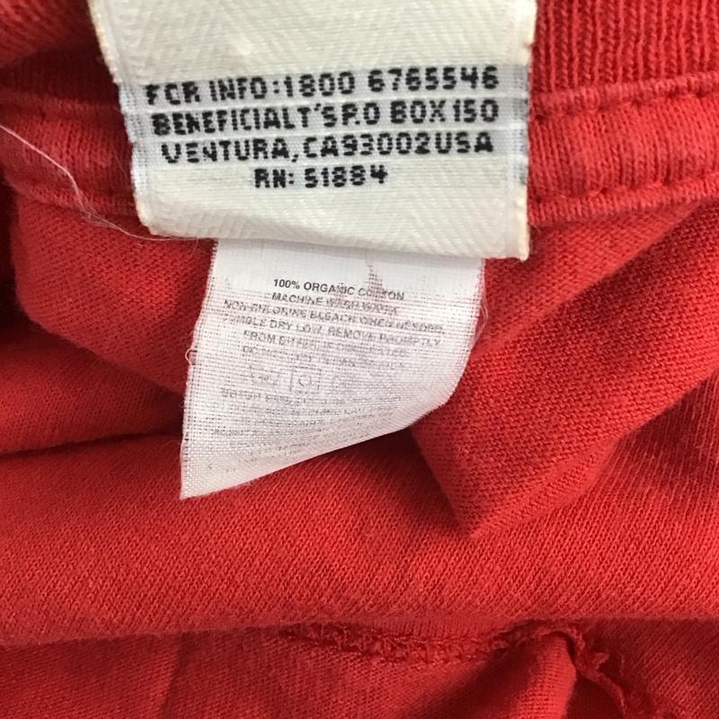 パタゴニア patagonia Tシャツ 半袖 S プリント X ロゴ、文字 赤 / レッド /  メンズ USED 古着 中古 10112019