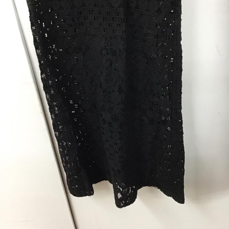 アビトーキョー ABITOKYO パンツ ワークパンツ、ペインターパンツ ワークパンツ ワイドパンツ カジュアルパンツ レースパンツ FREE レース柄 黒 / ブラック /  レディース USED 古着 中古 10129756