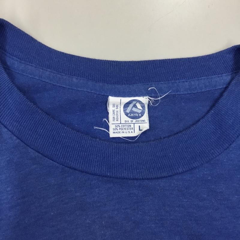 古着 USED Tシャツ 半袖 プリントTシャツ クルーネックカットソー 80s1980年 コピーライト タスマンアンデビル L プリント 青 / ブルー /  メンズ USED 古着 中古 10119718