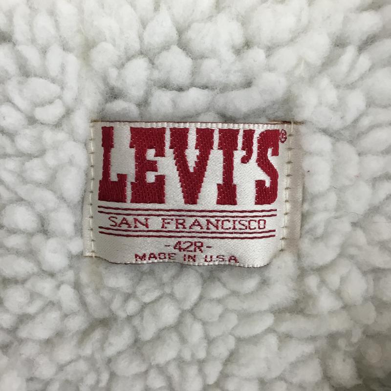 リーバイス Levi s ジャケット、上着 ジャケット、ブレザー デニム　ボアジャケット　80s 40 無地 インディゴ / インディゴ /  メンズ USED 古着 中古 10138377