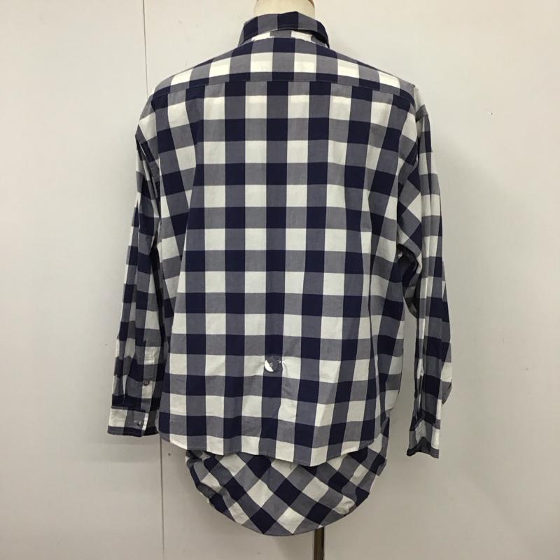 シーエムエフアウトドアガーメント CMF OUTDOOR GARMENT シャツ、ブラウス 長袖 cmf2302-s04j NEWSPAPERSHIRTS 長袖シャツ チェックシャツ M チェック 白 / ホワイト / X 青 / ブルー /  メンズ USED 古着 中古 10112581