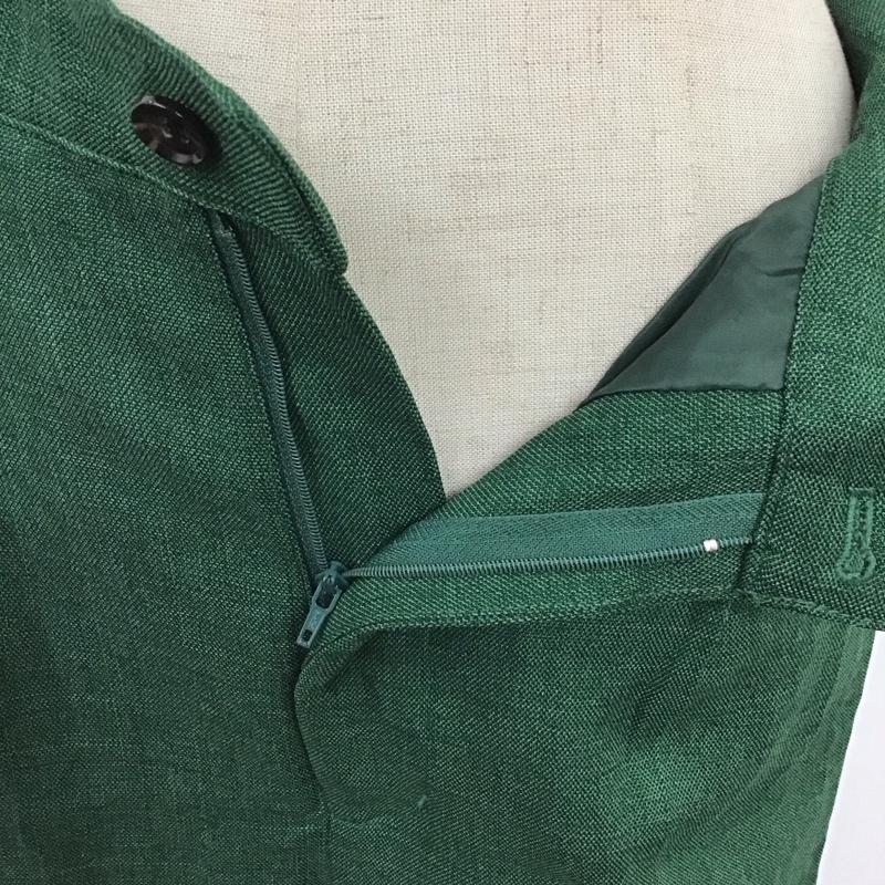 フリークスストア FREAK S STORE パンツ スラックス スラックスパンツ ワイドパンツ カジュアルパンツ M 無地 緑 / グリーン /  レディース USED 古着 中古 10122969