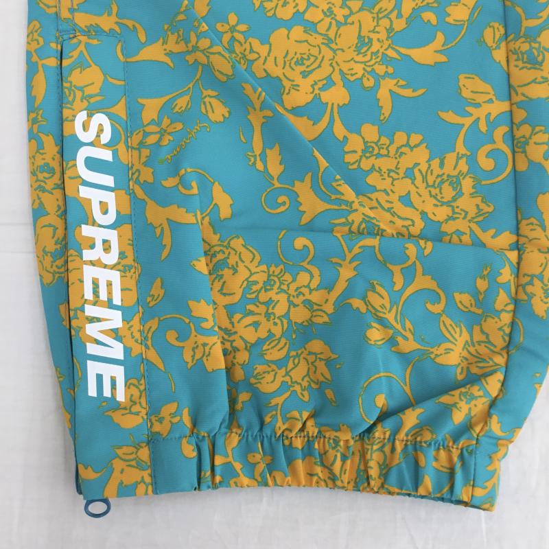 シュプリーム Supreme パンツ ワークパンツ、ペインターパンツ 20SS Warm Up Pants in a Teal Floral pattern M 総柄 青 / ブルー / X 橙 / オレンジ /  メンズ USED 古着 中古 10150832