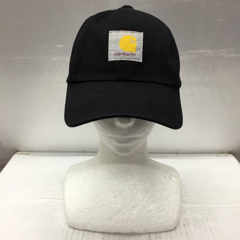 カーハート Carhartt 帽子 キャップ 100289 211 ロゴ、文字 黒 / ブラック /  メンズ USED 古着 中古 10107915